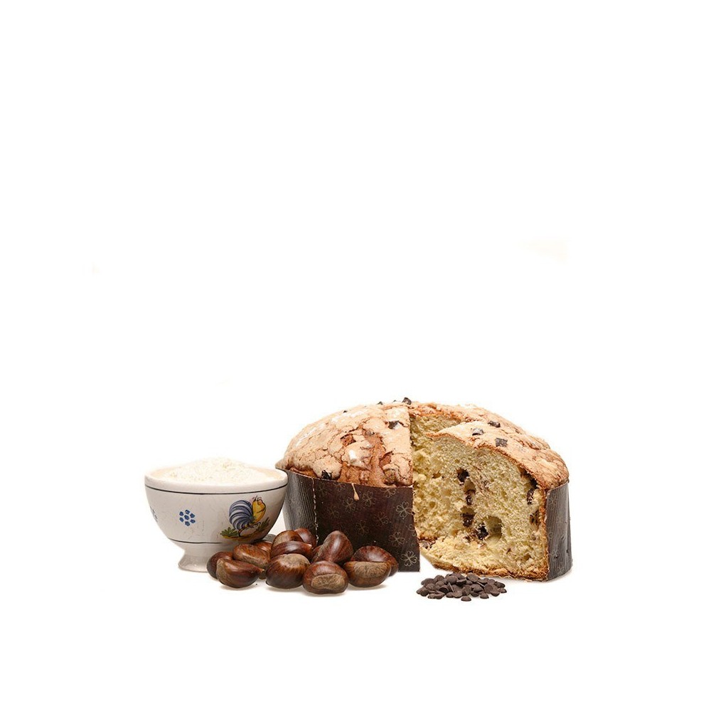 Panettone cioccolato e castagne