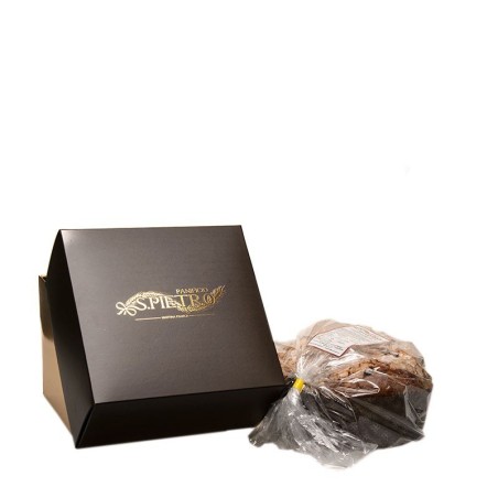 Panettone with chocolate and candied chestnuts (CHRISTIMAS CAKE)