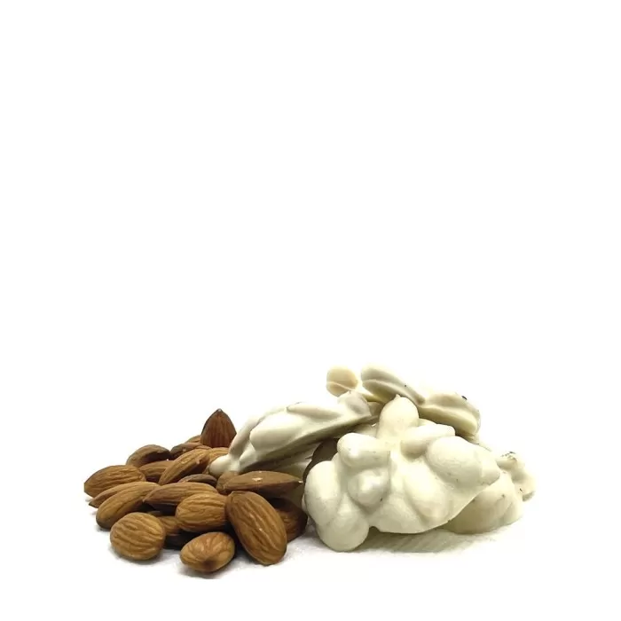 Mandorle al cioccolato bianco